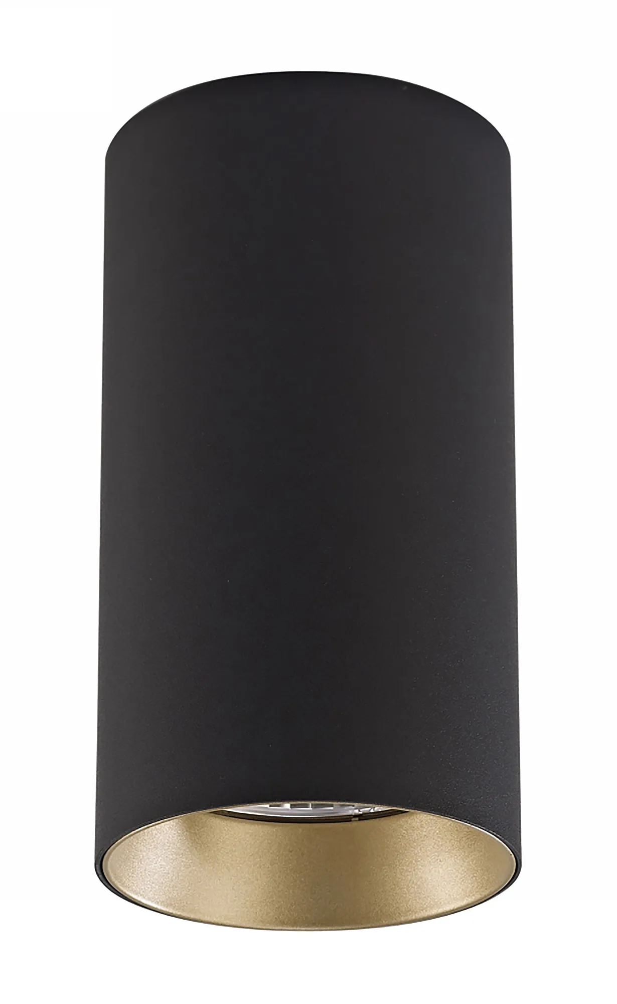 DL300123  Eos 20, 20W Black & Gold Surface LED Spotlight 1480lm 10° 2700K IP20